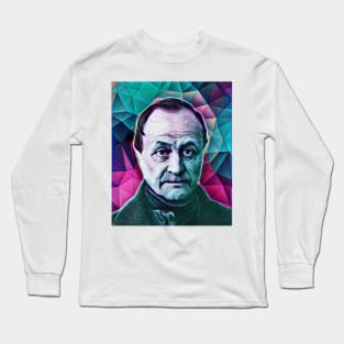 Auguste Comte Portrait | Auguste Comte Artwork 4 Long Sleeve T-Shirt